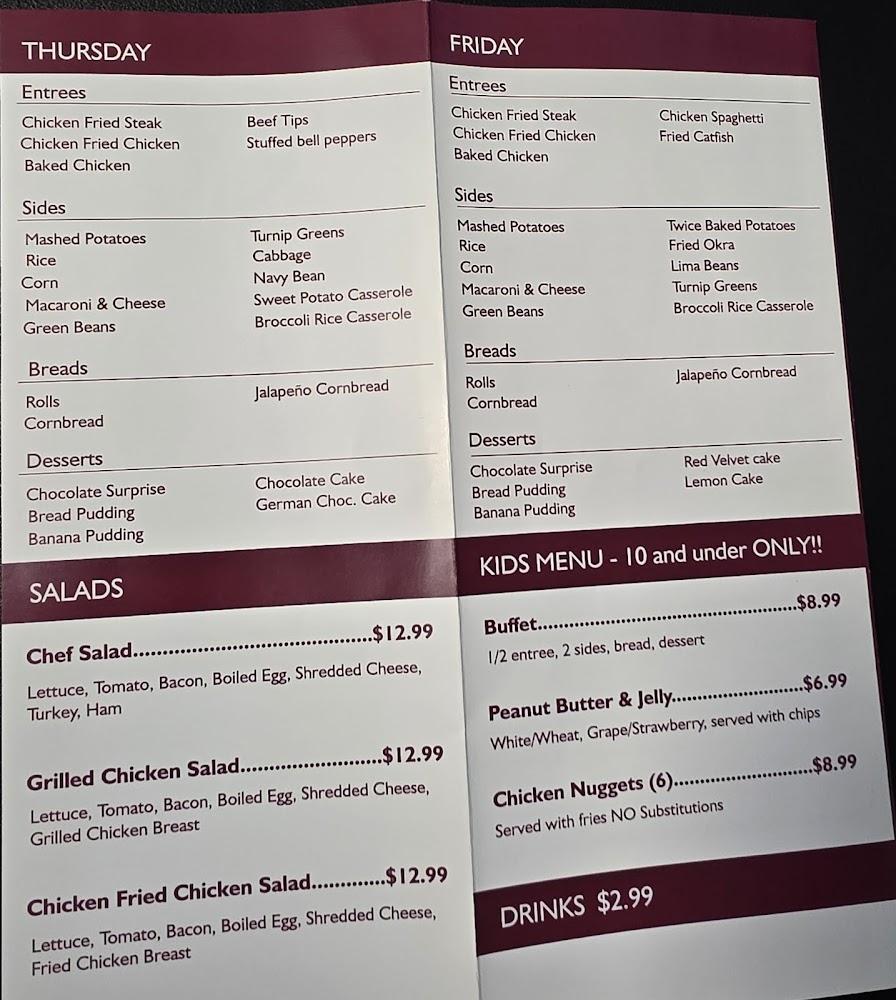 Lercys Diner Texas City Menu image 1