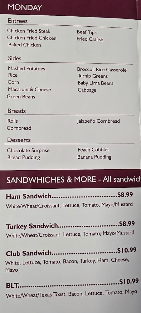 Lercys Diner Texas City Menu image 4